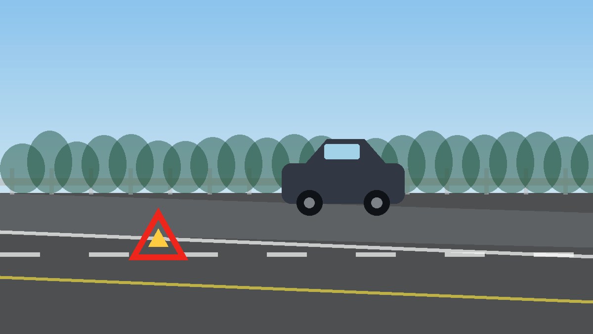 奉贤道路故障安全等待现场图